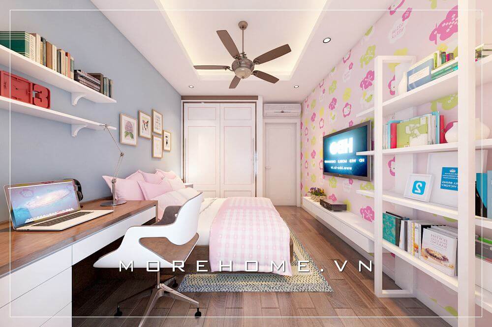 Hình ảnh mẫu thiết kế nội thất phòng ngủ biệt thự hiện đại, sang trọng